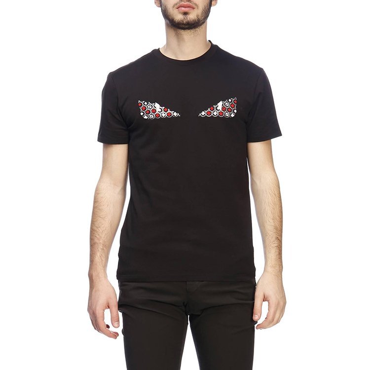 fendi/芬迪 19年春夏 时尚 男性 印花 小恶魔 男士短袖t恤 fy0894 a6