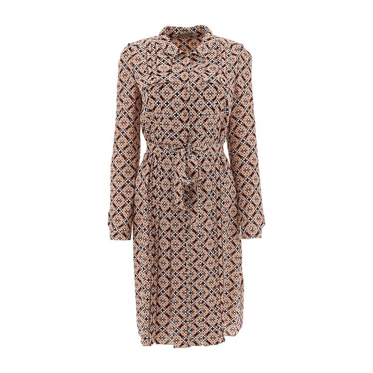 bottega veneta/葆蝶家 19年春夏 翻领 女性 格纹 收腰 混色 女士