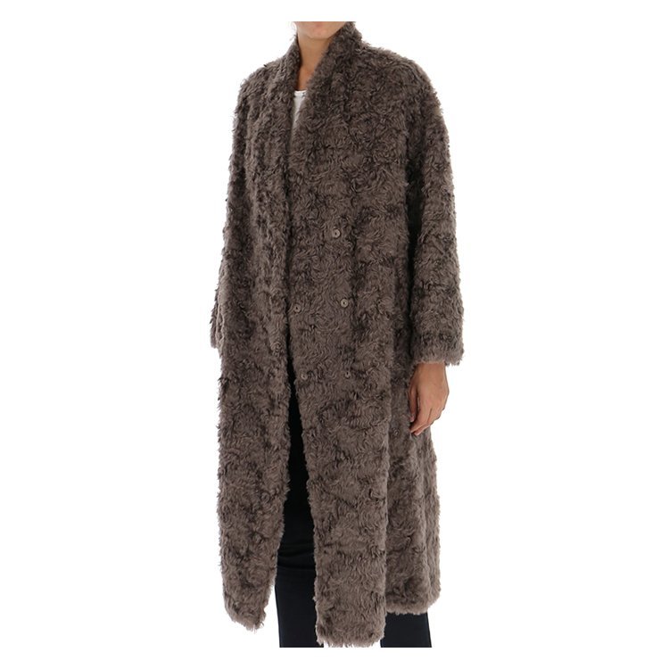 cucinelli/brunello cucinelli 19年秋冬 女性 v领 英伦 灰色 女士