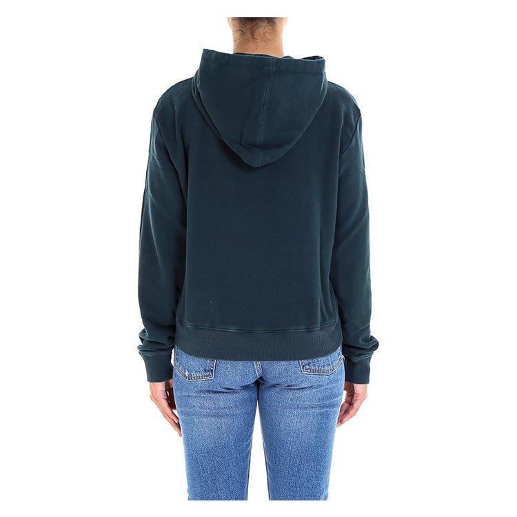 paris/saint laurent paris 18年秋冬 ysl 女性 ysl 宽松 兜帽 女卫衣