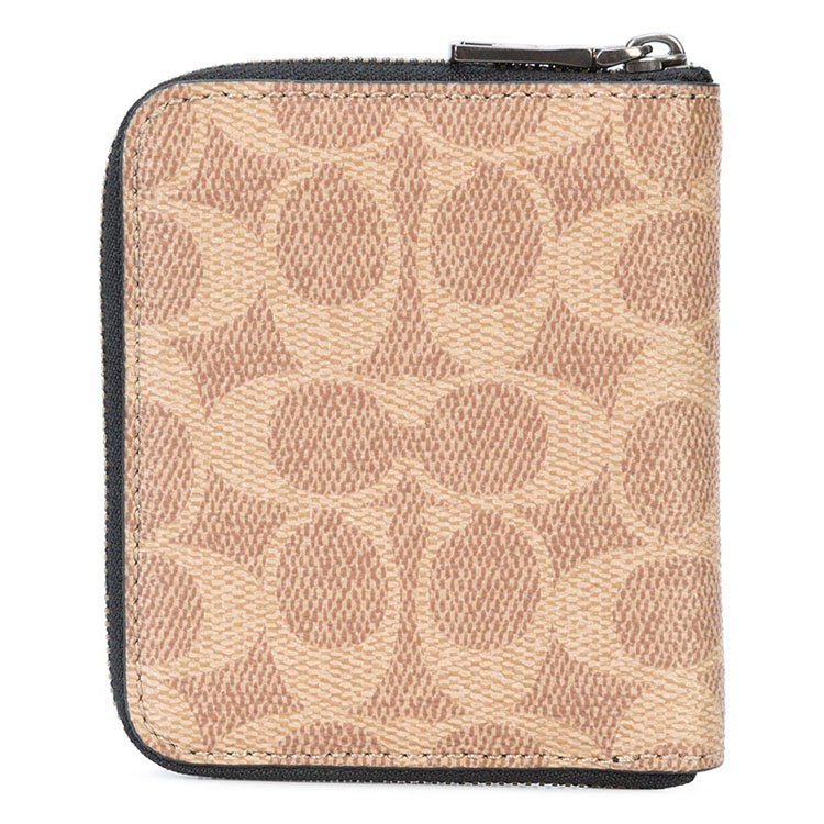 coach/蔻驰 18年秋冬 眼睛 花纹 女包 女性 拉链 钱包 32645khaki