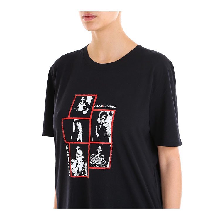 saint laurent paris/saint laurent paris 19年春夏 服装 ysl 圆领