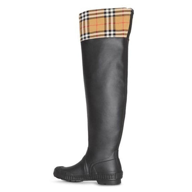 burberry/博柏利 19年春夏 过膝靴 女性 格纹 过膝