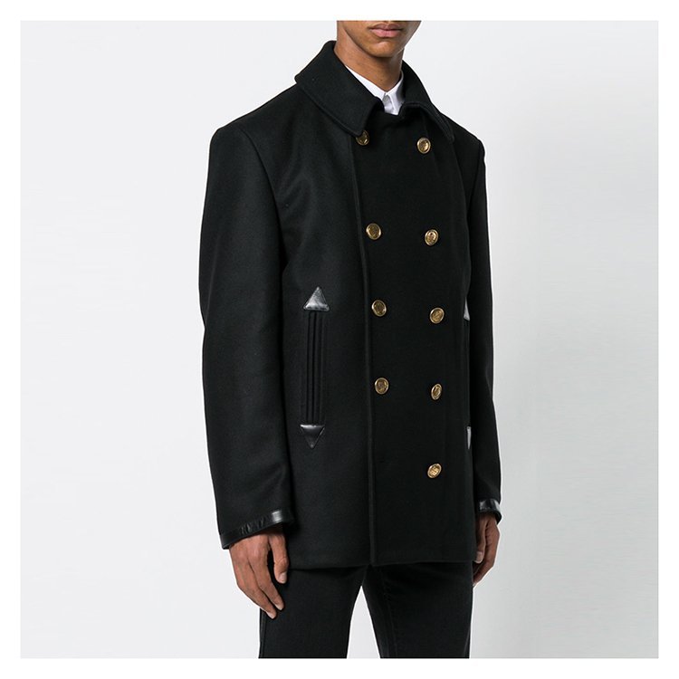 givenchy/纪梵希 18年秋冬 英伦 男性 西装领 双排扣 男士大衣 bmc