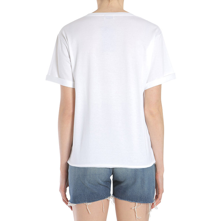 SAINT LAURENT PARIS/SAINT LAURENT PARIS 20年秋冬 YSL 女性 白色 女士短袖T恤 460876_YB2DQ9000