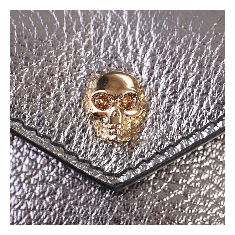 【18年秋冬】 亚历山大麦昆/alexander mcqueen 女士 信封包 骷髅头