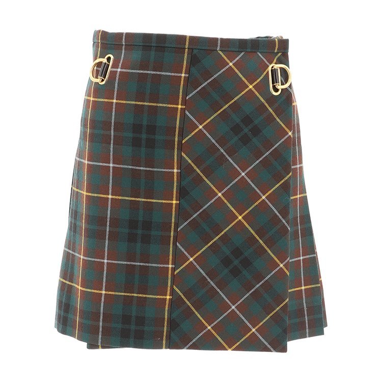 burberry/博柏利 19年春夏 高腰 女性 格子 英伦 混色 女士半身裙