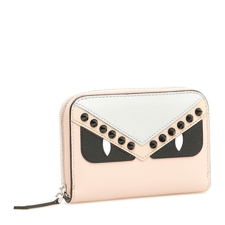 fendi/芬迪 18年秋冬 logo 小恶魔 女包 女性 粉色 手提包 8m0313 a3