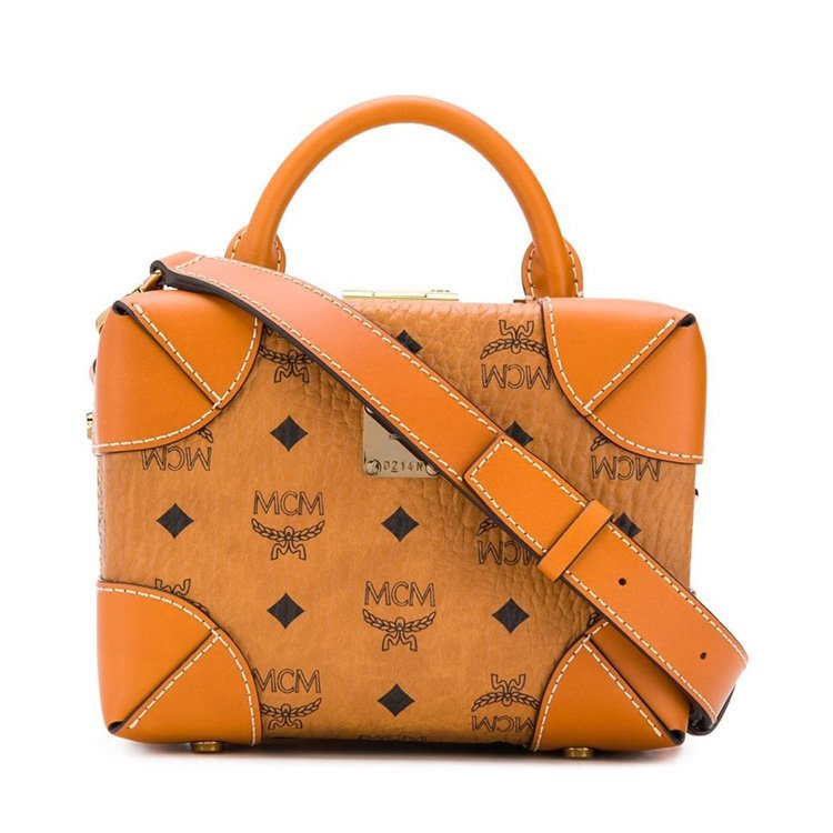 mcm/mcm 18年秋冬 logo 通勤包 女包 女性 浅黄色 手提包 mwr8abf12