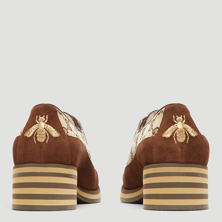 gucci/古驰 18年春夏 女性 棕色 松糕鞋 498106 0g040 2283