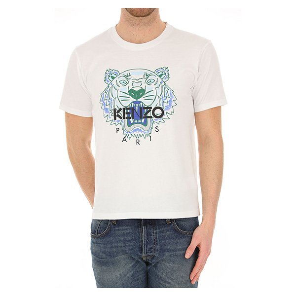 kenzo/高田贤三 20年秋冬 服装logo 男性 百搭虎头 男士短袖t恤 5ts