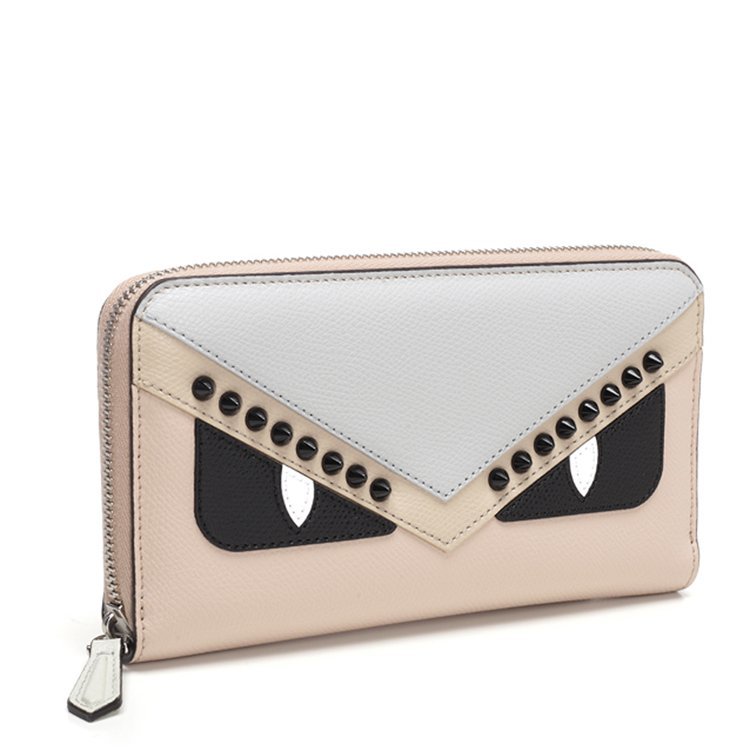 fendi/芬迪 18年秋冬 logo 小恶魔 女包 女性 彩色 钱包 8m0299 a3ax