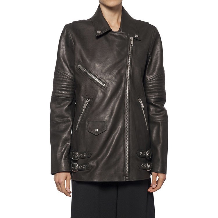 alexander wang/亚历山大·王 19年春夏 皮衣 女性 机车风 复古 男士