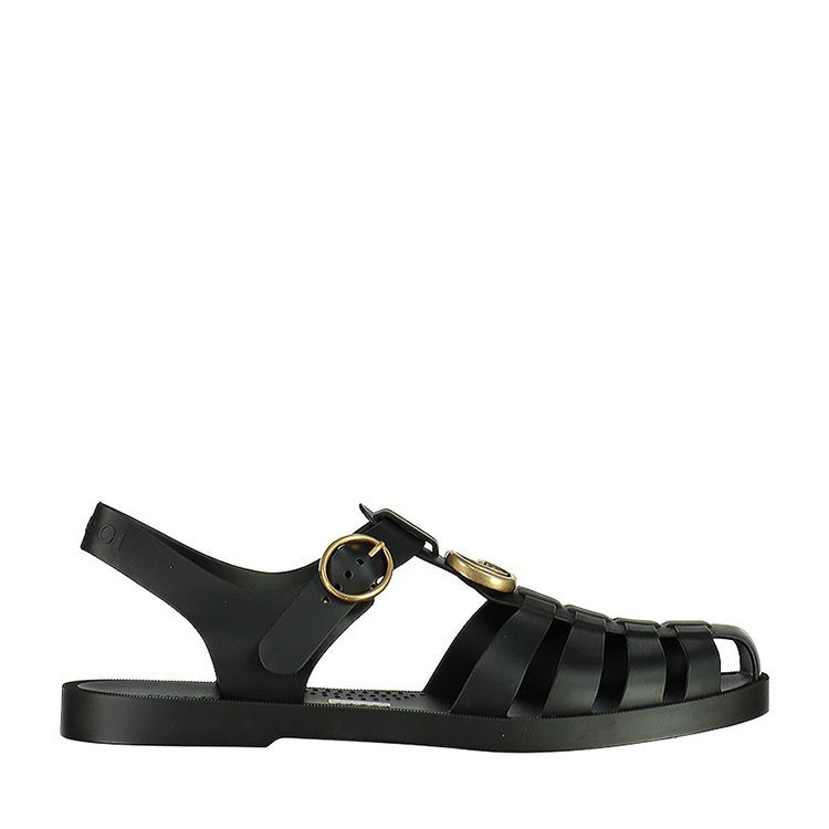 gucci/古驰 20年春夏 gucci男鞋 男性 黑色 男士凉鞋 463463j8700