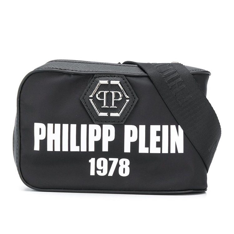 【18年秋冬】 菲利普·普兰/philipp plein 男士 logo 邮差包 斜挎包