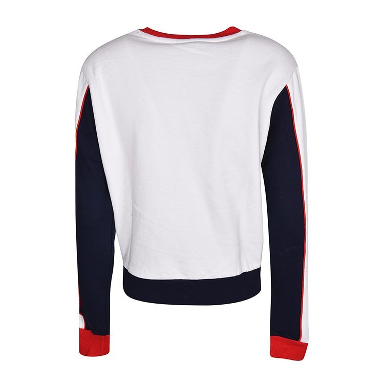 fila/斐乐 19年春夏 套头 女性 白蓝红拼色 女士运动卫衣/套头衫 684.