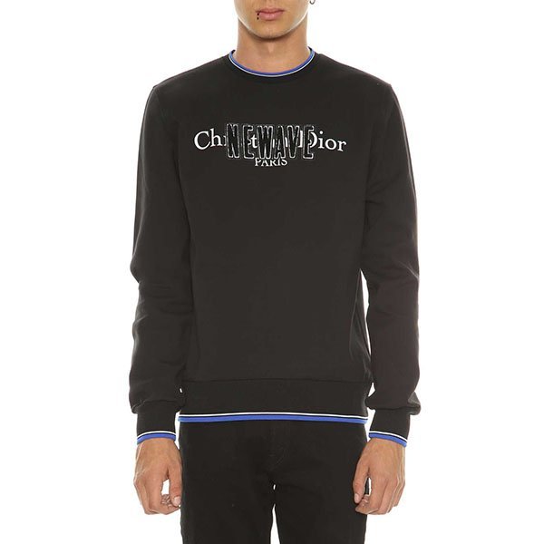 dior homme/迪奥桀傲 17年秋冬 男性 条纹 logo 男卫衣 733j621i