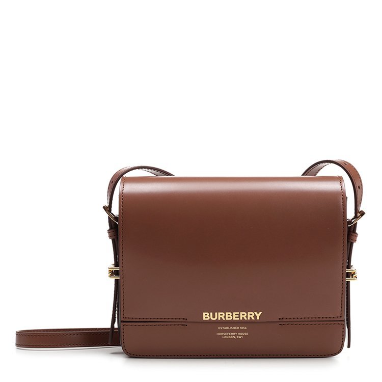 burberry/博柏利 21年春夏 小方包 复古 女包 女性 棕色 斜挎包