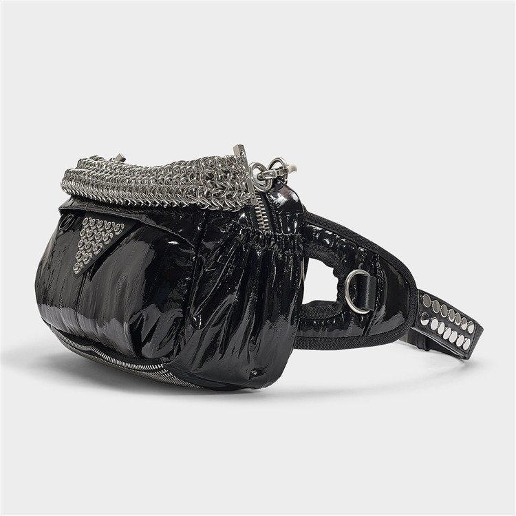 alexander wang/亚历山大·王 复古 铆钉 女包 女性 相机包 斜挎包