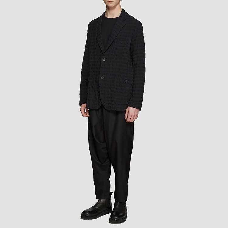 issey miyake/三宅一生 19年春夏 西服 男性 简约 英伦 男士夹克 me96
