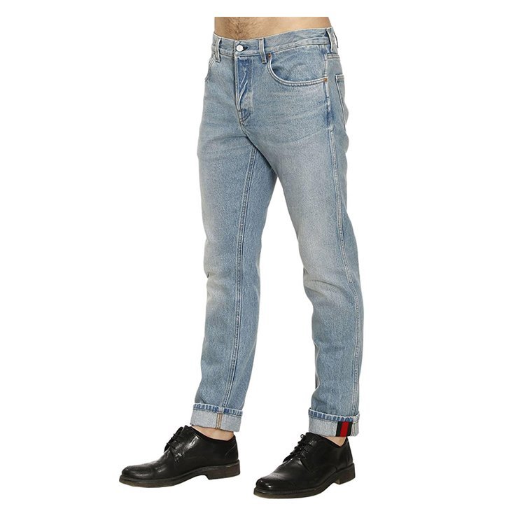 gucci/古驰 19年秋冬 男性 水洗 复古 男士牛仔裤 430368 xr606 4396