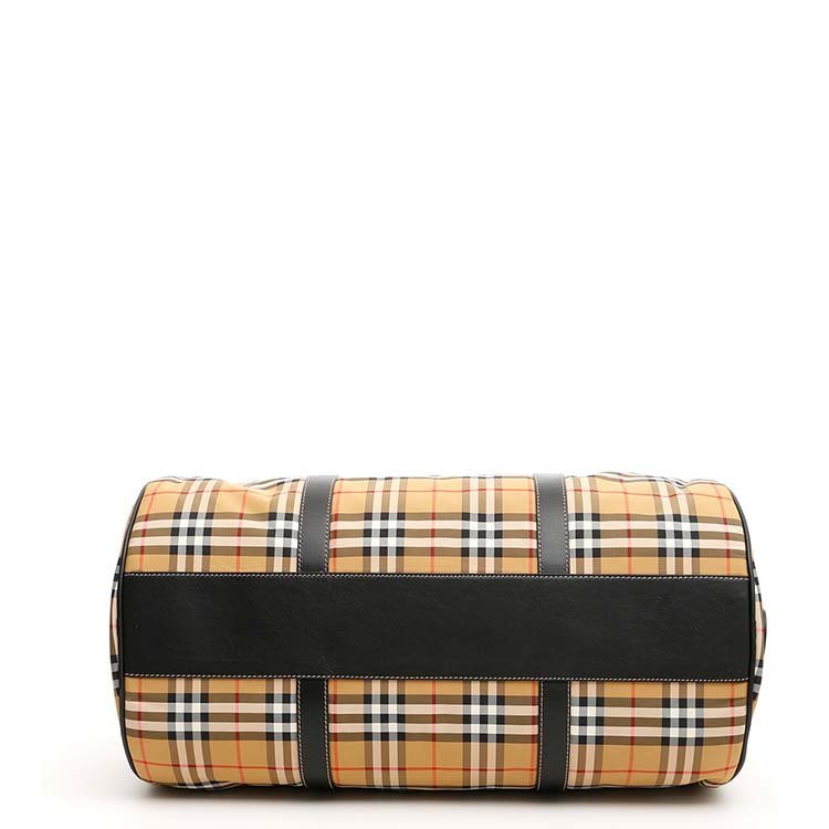 burberry/博柏利 19年春夏 格纹 英伦 男包 男性 枕头包 黄色 手提包