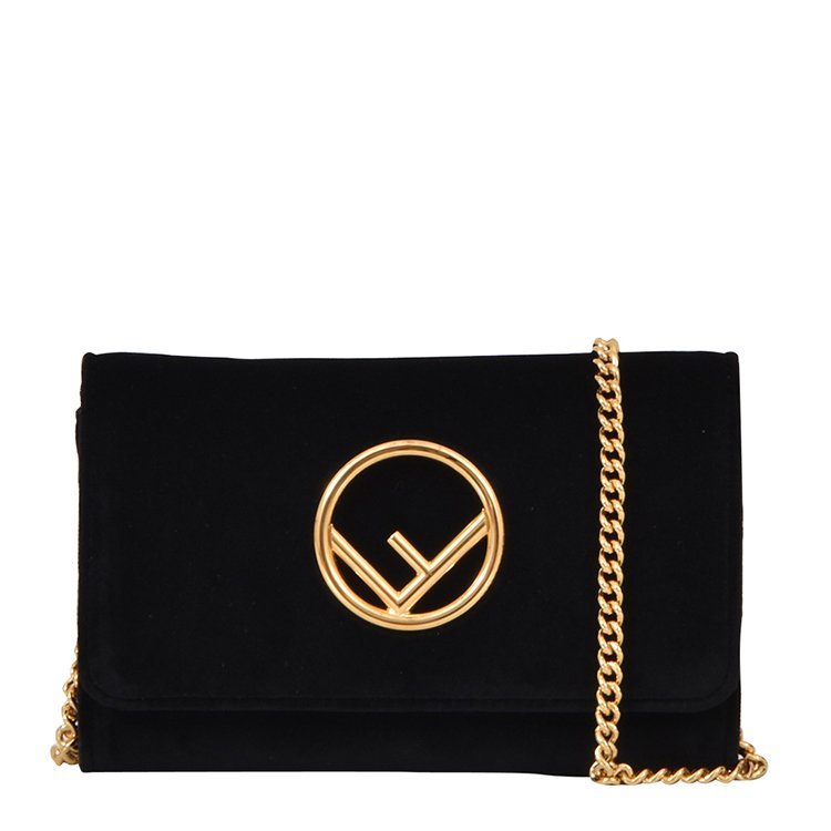 fendi/芬迪 19年秋冬 logo 通勤包 女包 女性 黑色 斜挎包 8bs012 a3