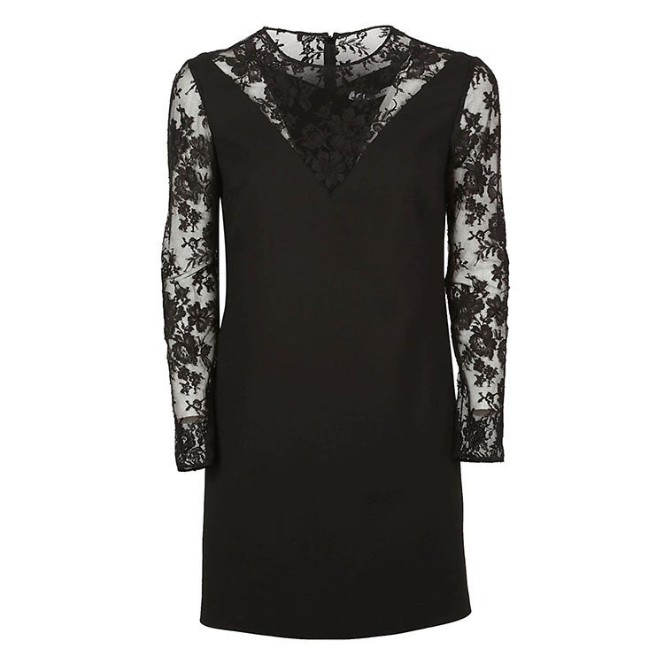 givenchy/纪梵希 19年春夏 服装 蕾丝 女性 长袖 淑女风 女士连衣裙