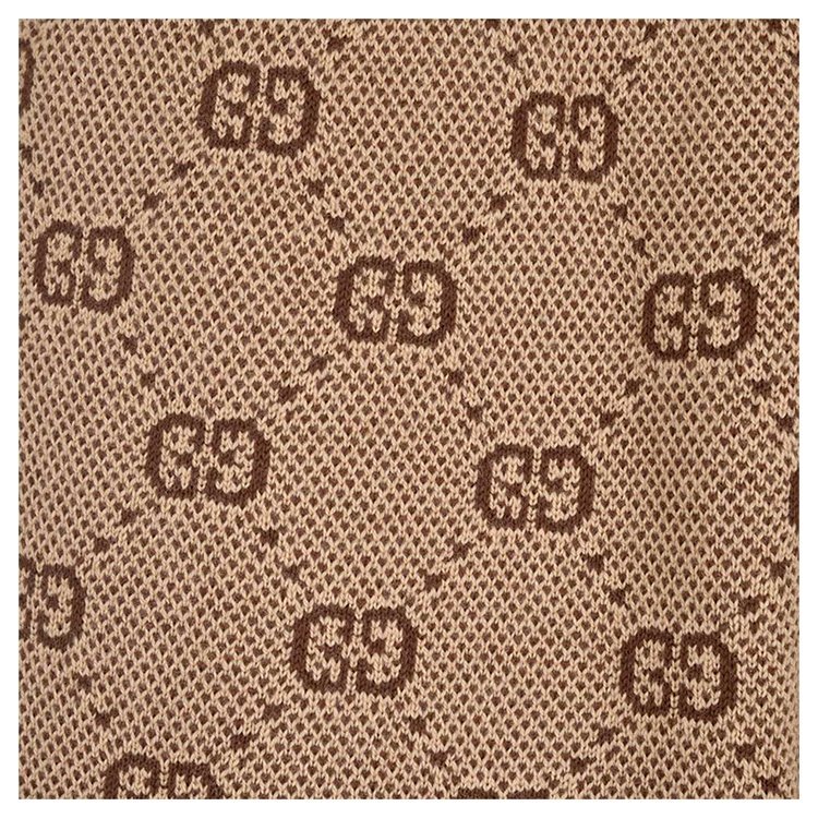 gucci/古驰 19年春夏 休闲裤 男性 松紧腰 花纹 米色 男士短裤 572638