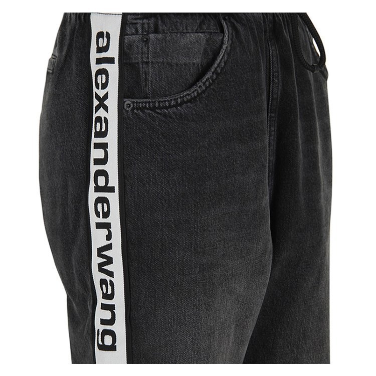 alexander wang/亚历山大·王 21年春夏 高腰 女性 水洗 牛仔裤