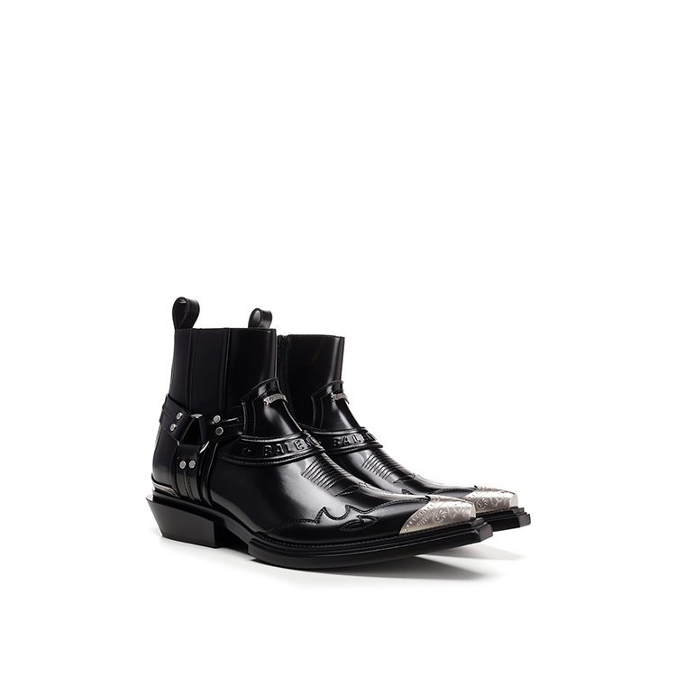 balenciaga/巴黎世家 20年春夏 及裸靴 男性 黑色 男士短靴 562603/wa