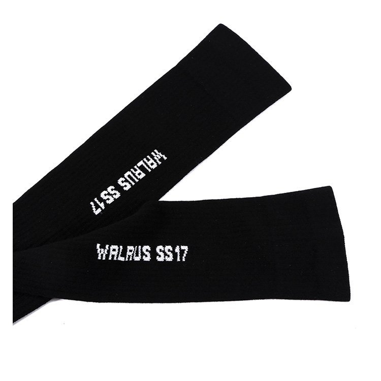 瑞克·欧文斯/rick owens 19年春夏 高筒袜 男性 简约 logo 黑色 男袜