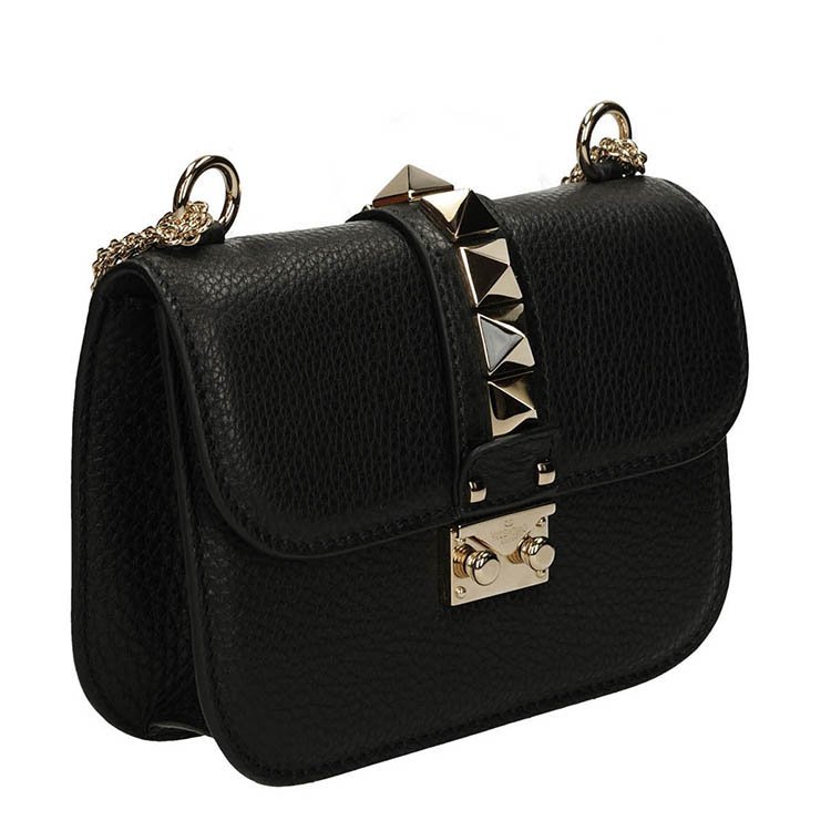 valentino/华伦天奴 20年春夏 马鞍包 女性 铆钉 复古 斜挎包 b0312