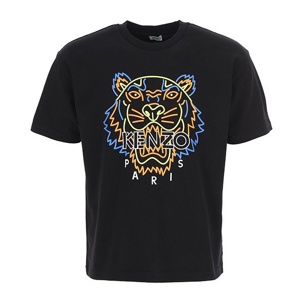 kenzo/高田贤三 19年春夏 圆领 男性 虎头 logo 男士短袖t恤 5ts039 4