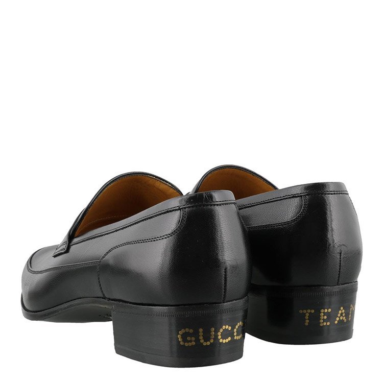 gucci/古驰 19年春夏 gucci男鞋 牛津鞋 男性 浅口 粗跟 男士乐福鞋