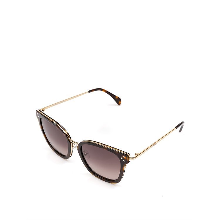 celine赛琳20年秋冬墨镜女性方框复古棕色太阳镜celinecl40035f52k