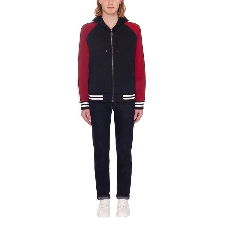 burberry/博柏利 19年春夏 服装 棒球服 男性 条纹 拼色 男士夹克