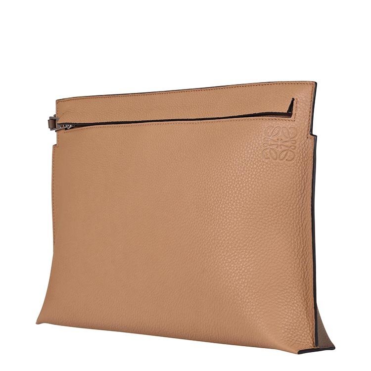 loewe/罗意威 19年春夏 信封包 手包 女性 复古 简约 米/粉 手拿包