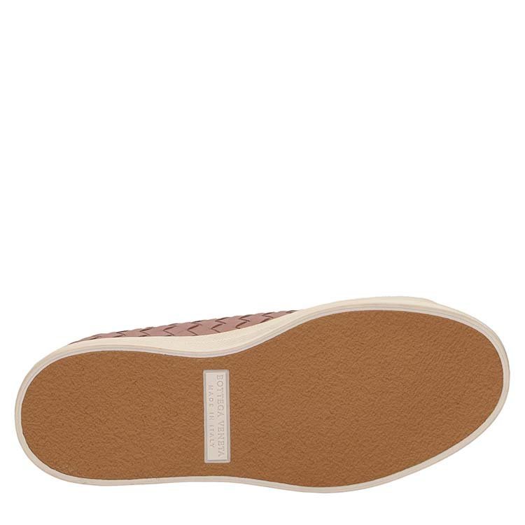 veneta/葆蝶家 18年秋冬 女性 编织 平底 棕色 女士休闲运动鞋 522401