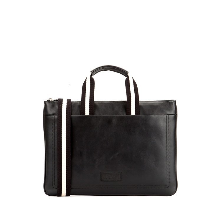 bally(巴利) 黑色皮质男士公文包