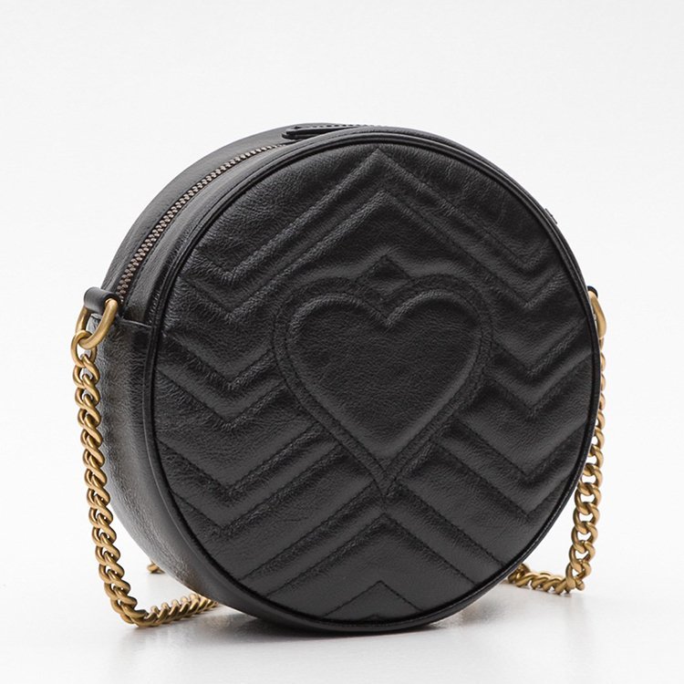 GUCCI/�ų� 20���ﶬ GG Marmontϵ��Բ������米�� Ů�� б��� 5501540OLET
