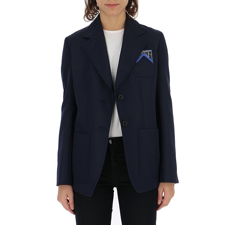 prada/普拉达 19年春夏 服装 西服 女性 ol风 修身