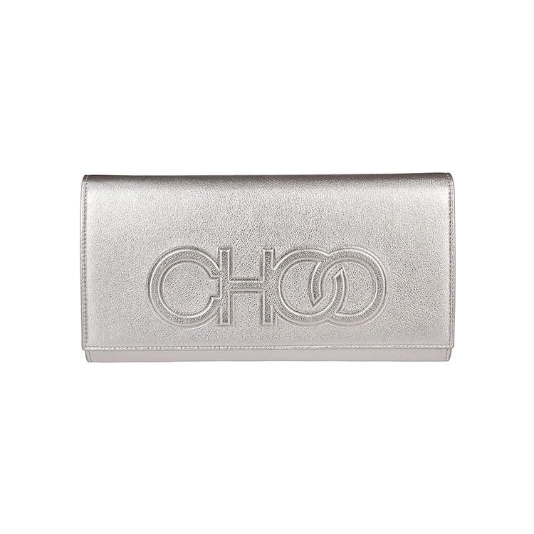 jimmy choo/周仰杰 19年春夏 信封包 logo 女包 手包 女性 钱包 手拿